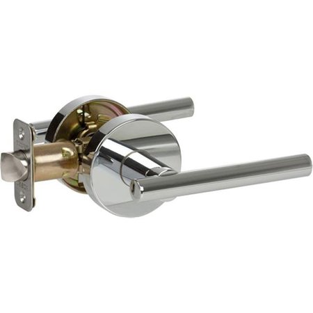 DELANEY CONTEMPORARY Delaney Contemporary 350516 Contemporary Collection Cira Polished Chrome Passage Lever Set; Polished Chrome 350516